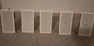 Lot Of 5 Bose Adaptiq Series Ii In-wall Speaker White. Fixed Price $400.00.