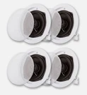 Acoustic Audio R191 Flush Mount Ceiling Speakers Home Theater 2 Pair Pack. Fixed Price $65.00.