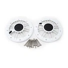 Bluave MG70-W Marine Grills 6.5-7" White, Pair Used, Open Box. Fixed Price $28.13.