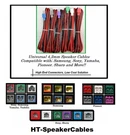 6 Universal 4,2MM FOOT/18 Awg Home Theater Speaker Cables Samsung-sony-pioneer. Fixed Price $24.00.