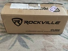 Cube By Rockville Pair Of 3.5" White Home Theater Wall Speakers+swivel Brackets. Fixed Price $69.00.