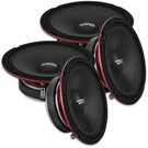 4X DS18 6.5" Midrange Speaker 200W Rms 4-OHM PRO-SM6.4 Water Resistant Cone. Fixed Price $241.61.