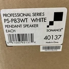 New Sonance PS-P83WT Sealed Pendant Speaker 8" In-ceiling 60W White. Fixed Price $199.00.