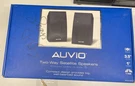 Auvio Two-way Stereo Satellite Speakers 25W Each 50W Total Pair +mountsopen Box. Fixed Price $43.49.