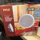 Pyle Home 6.5 Inch 250W Way Wall Ceiling Stereo Speaker PDIC60T. Fixed Price $49.99.