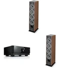 Focal Vestia NO3 Floorstanding Speakers Dark Wood, Includes 2 & Av R.... Fixed Price $2737.95.