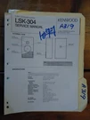 Kenwood LSK-304 Service Manual Original Repair Book Stereo House Speaker. Fixed Price $20.00.