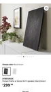 Sonos / Ikea Symfoniskpicture Frame Wifi Speakr (MDL404.873.20) Blk Nib Sealed. Fixed Price $250.00.