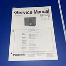Panasonic Service Manual Speaker System SB-CH55. Fixed Price $20.00.