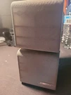 Bose Double Cube Speaker Lifestyle Acoustimass White No Wiring Only. Fixed Price $20.00.
