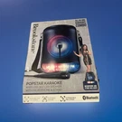 Brookstone All-in-one Karaoke System Bluetooth 360 Led Speaker Mic Stand Black. Fixed Price $35.00.