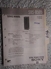 Sony SRS-B505 Service Manual Original Repair Book Stereo Speakers 10 Pages. Fixed Price $20.00.