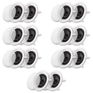 Acoustic Audio CS-IC63 Flush Mount Ceiling Speakers With 6.5" Woofers 7 Pair. Fixed Price $404.88.