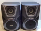 Vtg Panasonic SB-AK25 Bookshelf Stereo Speaker Pair Set Subwoofer Tweeter. Fixed Price $35.00.