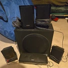 6 Set Sony Surround Sound SS-CT101 Center / SS-TS102 (4) + Wires, Sub SS-WS101. Fixed Price $69.99.