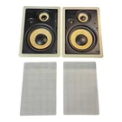 Monoprice Caliber 6816 In-wall Fiber Cones 3-WAY Speakers 200W Needs Inductor. Fixed Price $84.99.