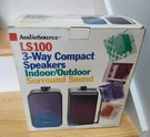 Audiosource LS100 3-WAY Compact Indoor/outdoor Surround Speakers Free Shipping. Fixed Price $75.00.