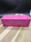 Isound Bluetooth Speaker Pink Pyramid. Fixed Price $22.00.