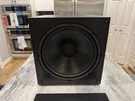 Definitive Technology Powerfield 15 Subwoofer Tested Working 185 Watts Rms. Fixed Price $375.00.