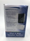 Speco 3-WAY All Weather Mini Speaker Line Transformer Black DMS-3TS Open Box. Fixed Price $64.99.