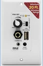 Pylehome PWA15BT Bluetooth In-wall Receiver Plate Audio Control Amplifier. Fixed Price $33.99.