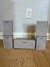Sony Speakers- SS-CNP760 (1) SS-MSP760SL (4) Surround System. Fixed Price $25.00.