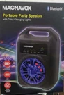 Magnavox Bluetooth Portable Party Speaker With Color Changing Lights Black. Fixed Price $36.99.