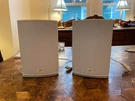 White Paradigm Speakers Set Of 2; Used But In Excellent Condition. Fixed Price $550.00.