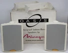 Oasis By Mirage Weatherproof Indoor Outdoor Speaker System Bipolar White W-1. Fixed Price $89.99.