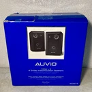 Auvio 100W X 2 3-WAY Indoor/outdoor Speakers One Pair 4000016 Water Resistant. Fixed Price $39.95.