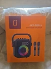 Jyx Karaoke Machine With Two Wireless Microphones, Portable Bluetooth Speaker. Fixed Price $89.99.