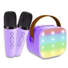 Portable Bluetooth Karaoke Speaker With 2 Wireless Microphones & Led Lights F.... Fixed Price $45.78.