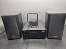 Onkyo Cd Receiver CR-445 And Speakers D-035 Ipod Dock Works **clean**. Fixed Price $149.99.