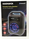 Magnavox Portable Party Bluetooth Speaker With Color Changing Lights. Fixed Price $29.95.