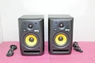 Krk Rokit RPG2 Powered Studio Monitor Pair Black Yellow Active Speakers T9-A15. Fixed Price $202.50.