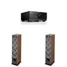 Focal Vestia NO3 3-WAY Floorstanding Speakers (dark Wood) Pair With RX-A4ABL .... Fixed Price $3449.99.