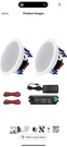 Herdio 5.25 Inch Bluetooth Ceiling Home Recessed System 300. Fixed Price $75.00.