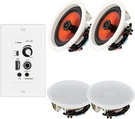 Studiofinix 6.5 Bluetooth Ceiling Speakers 4-PACK 600W Wall Amp #R033. Fixed Price $89.99.