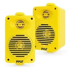 Pyle PDWRBT36 3.5 200W Bluetooth 2-WAY Indoor/outdoor Yellow Speakers (pair). Fixed Price $80.99.