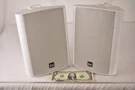 Pair Dual Electronics LU50PW Loudspeakers -white-. Fixed Price $24.95.
