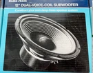 12 Inch Dual Coil Subwoofer. Fixed Price $100.00.