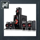 New Befree Sound BFS-410 5.1 Channel Bluetooth Home Theater System Red. Fixed Price $124.99.