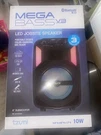 Speaker Bluetooth Tzumi Megabass V3 Led Jobsite Am/fm Radio Changing Karaoke. Fixed Price $35.00.