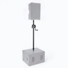 On-stage SS7747V2 Adjustable Crank-up Subwoofer Pole W/ M20 Threaded Sockets. Fixed Price $89.25.