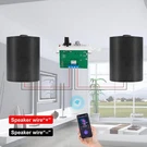 Studiofinix 6.5" 400W Outdoor Bluetooth Speakers W/ Wall Amplifier Receiver. Fixed Price $122.20.