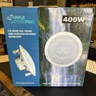 Pyle Dryver PWRC82 400W 2-WAY Indoor/outdoor Waterproof Ceiling Speaker White. Fixed Price $44.99.