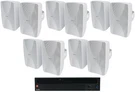 Jbl 70V Commercial Amplifier + (10) White Wall Mount Speakers. Fixed Price $1269.70.