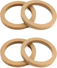 Qwork Wooden Speaker Spacer Rings, 4 Pcs 6.5" Car Mdf Ring, Pack. Fixed Price $17.19.