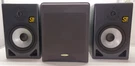 Velodyne VX-10B Powered Subwoofer & Pair Krk ST8 Passive Studio Monitors. Fixed Price $549.00.