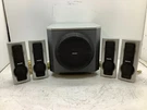 Philips Sw 6300D Subwoofer & 4X Cs Speaker Set. Fixed Price $69.99.